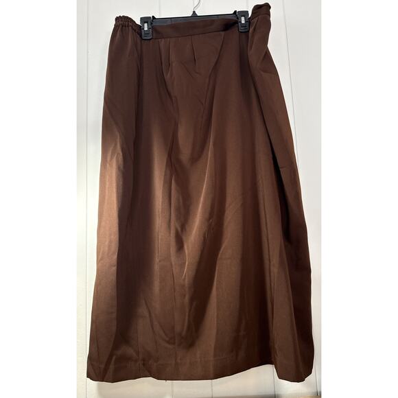 Lynda's New York Dresses & Skirts - Vintage Lynda's NY 24W Brown Skirt Formal Office V9